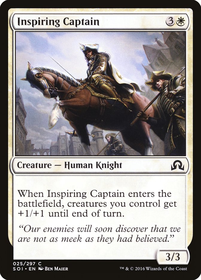 Inspiring Captain [Shadows over Innistrad] (SOI 25)