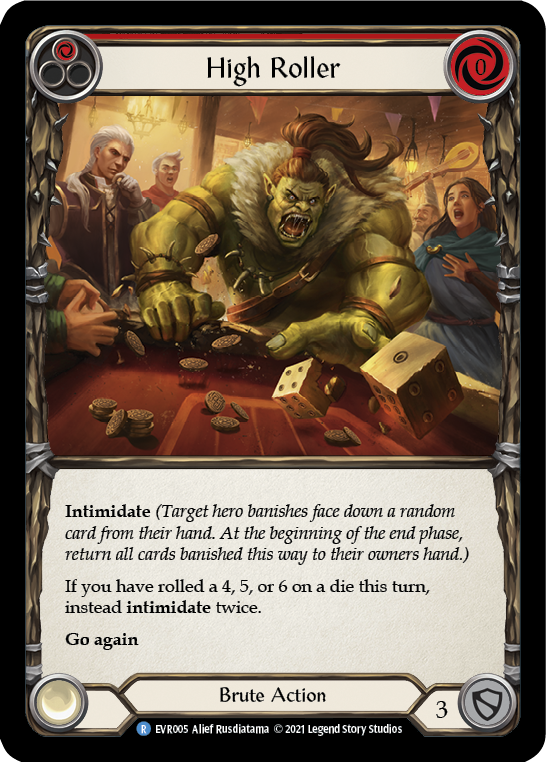 High Roller (Red) [EVR005] 1st Edition Normal