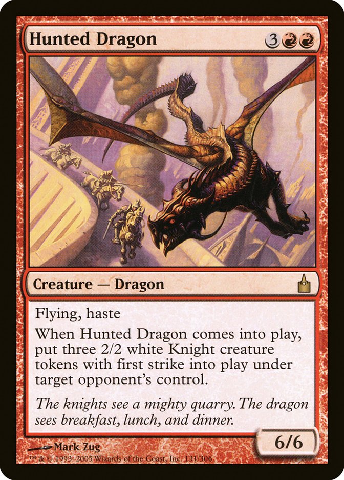 Hunted Dragon [Ravnica: City of Guilds] (RAV 131)