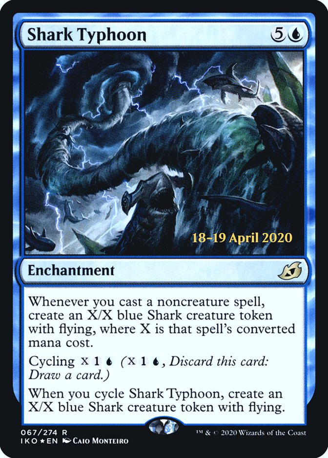Shark Typhoon  [Ikoria: Lair of Behemoths Prerelease Promos] (PIKO 67S)