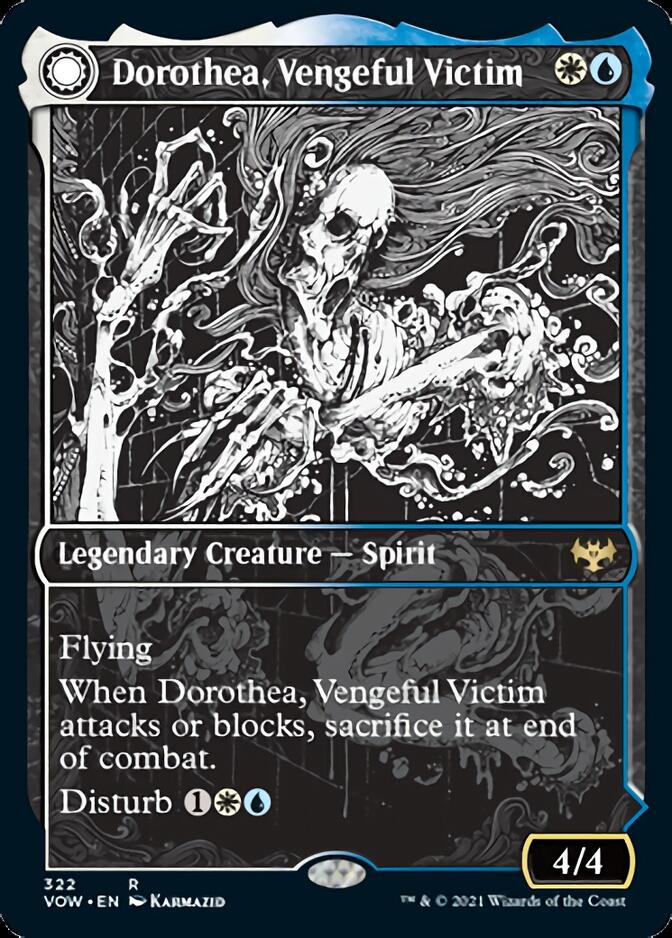 Dorothea, Vengeful Victim // Dorothea's Retribution (Showcase Eternal Night ) [Innistrad: Crimson Vow] (VOW 322)