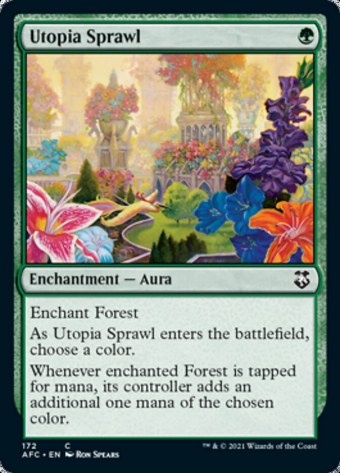 Utopia Sprawl [Dungeons & Dragons: Adventures in the Forgotten Realms Commander] (AFC 172)
