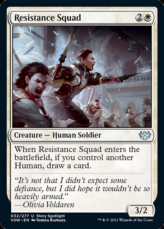 Resistance Squad [Innistrad: Crimson Vow] (VOW 32)