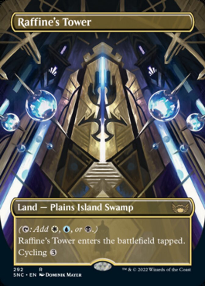 Raffine's Tower (Borderless Alternate Art) [Streets of New Capenna] (SNC 292)