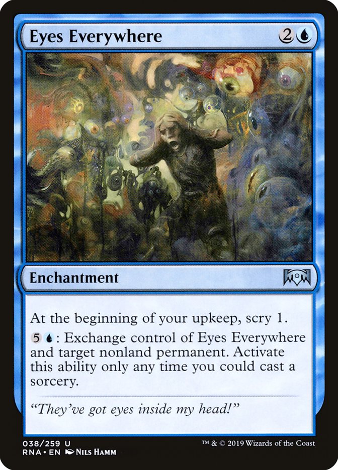 Eyes Everywhere [Ravnica Allegiance] (RNA 38)