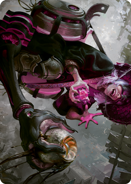 Undercity Scrounger Art Card [Kamigawa: Neon Dynasty Art Series] (ANEO 42)