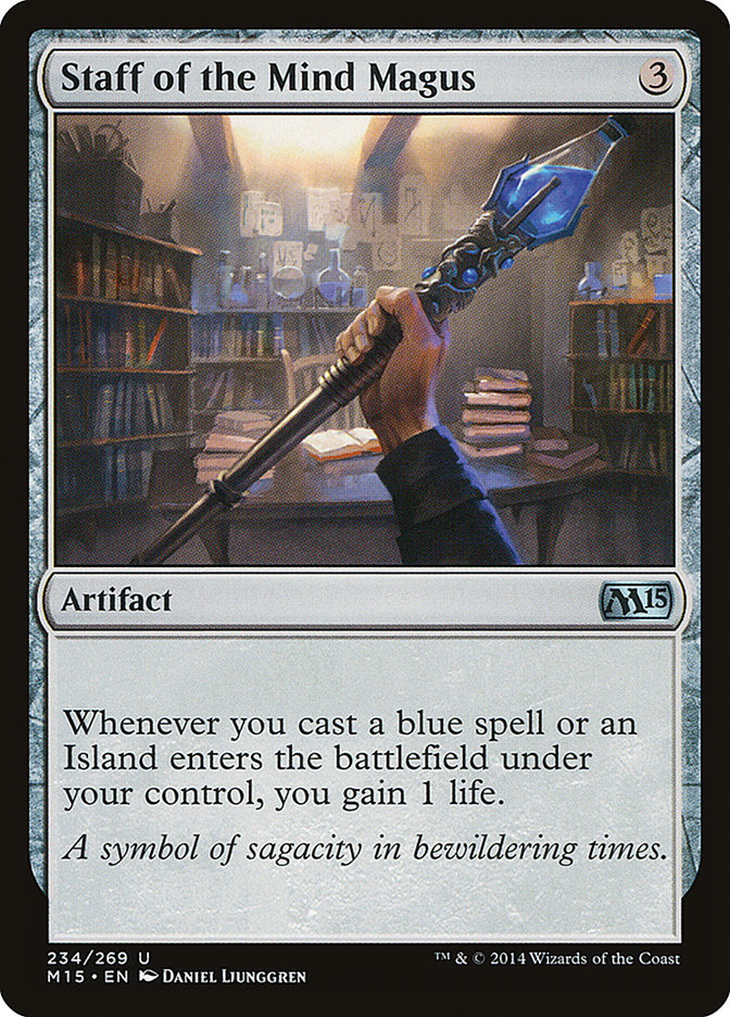 Staff of the Mind Magus [Magic 2015] (M15 234)