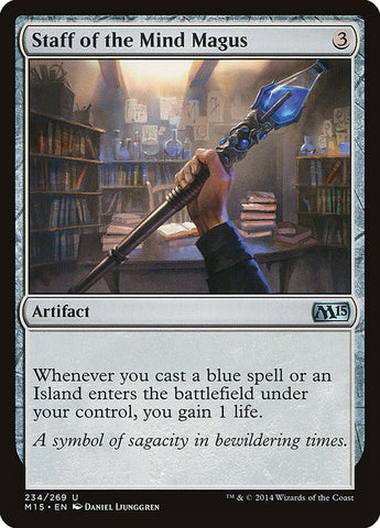 Staff of the Mind Magus [Magic 2015] (M15 234)