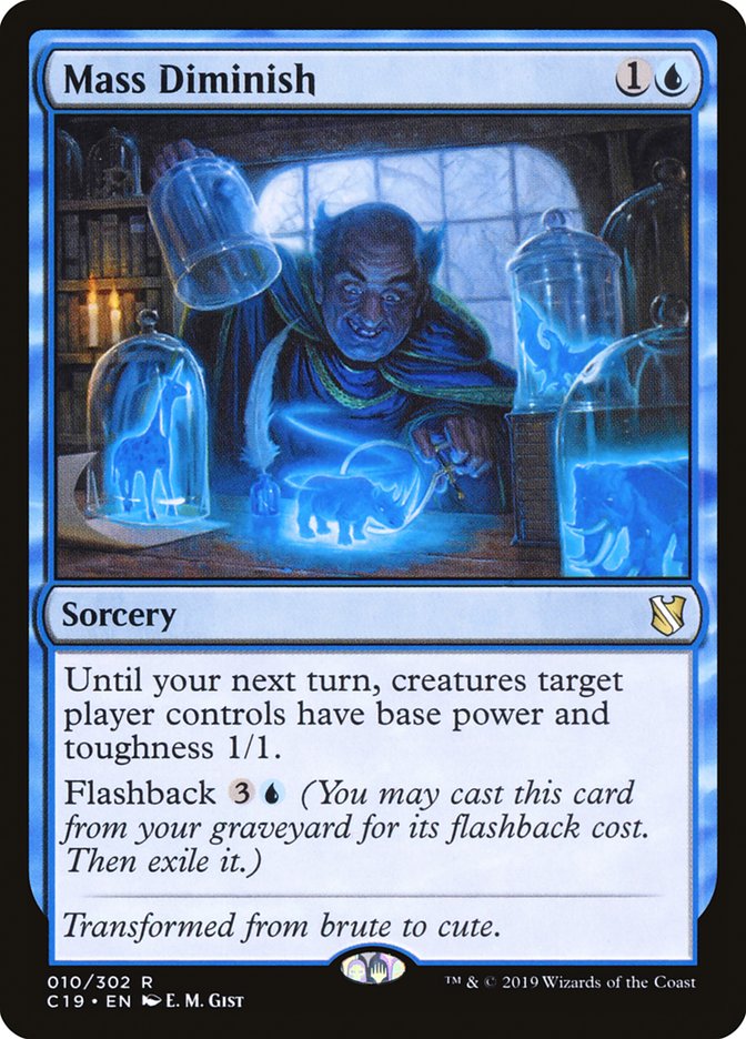 Mass Diminish [Commander 2019] (C19 10)