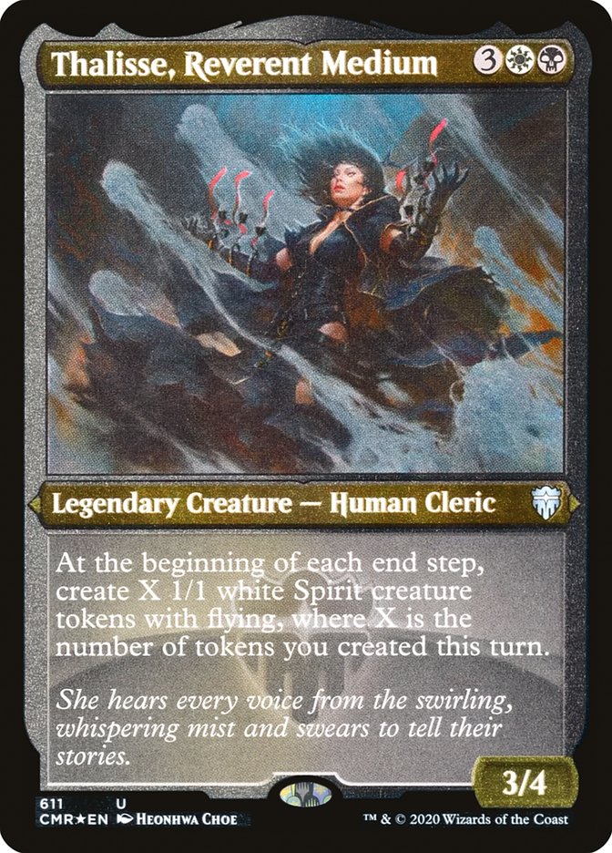 Thalisse, Reverent Medium [Commander Legends Etched] (PCMR 611)