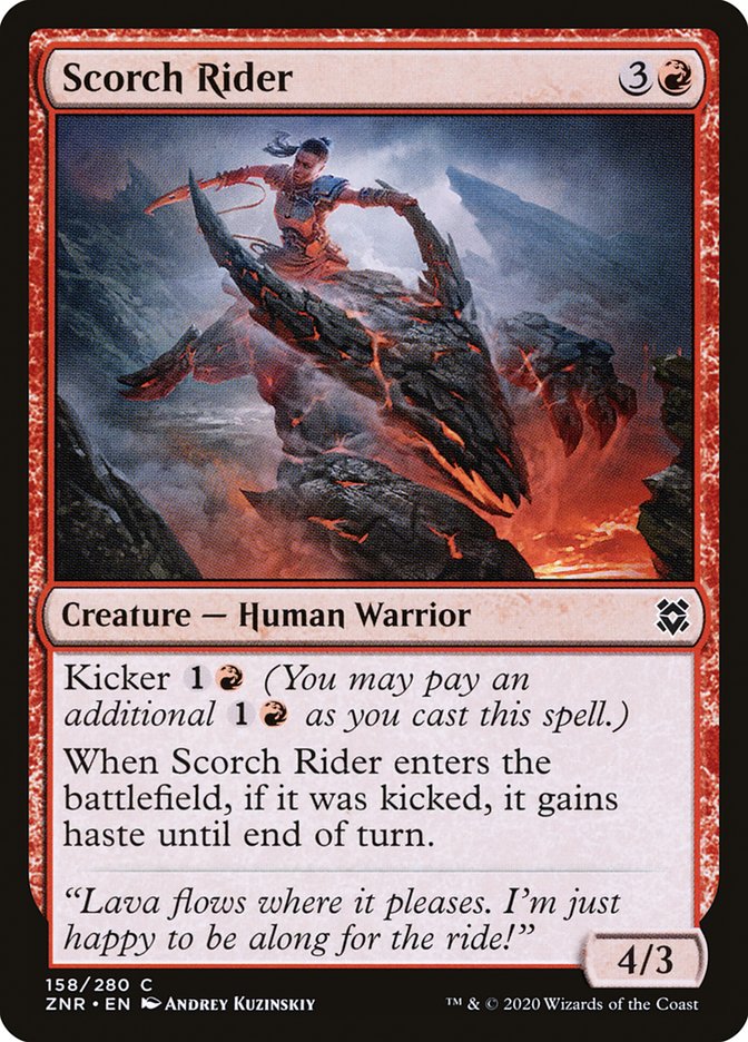 Scorch Rider [Zendikar Rising] (ZNR 158)