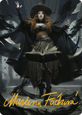 Tasha, the Witch Queen Art Card (Gold-Stamped Signature) [Commander Legends: Battle for Baldur's Gate Art Series]