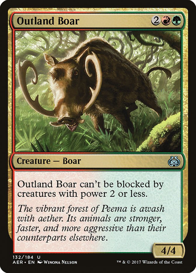 Outland Boar [Aether Revolt] (AER 132)