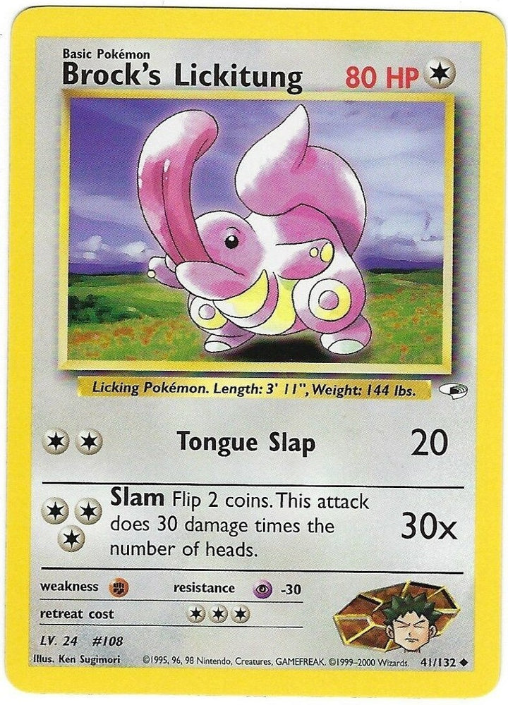 Brock's Lickitung (41/132) [Gym Heroes]