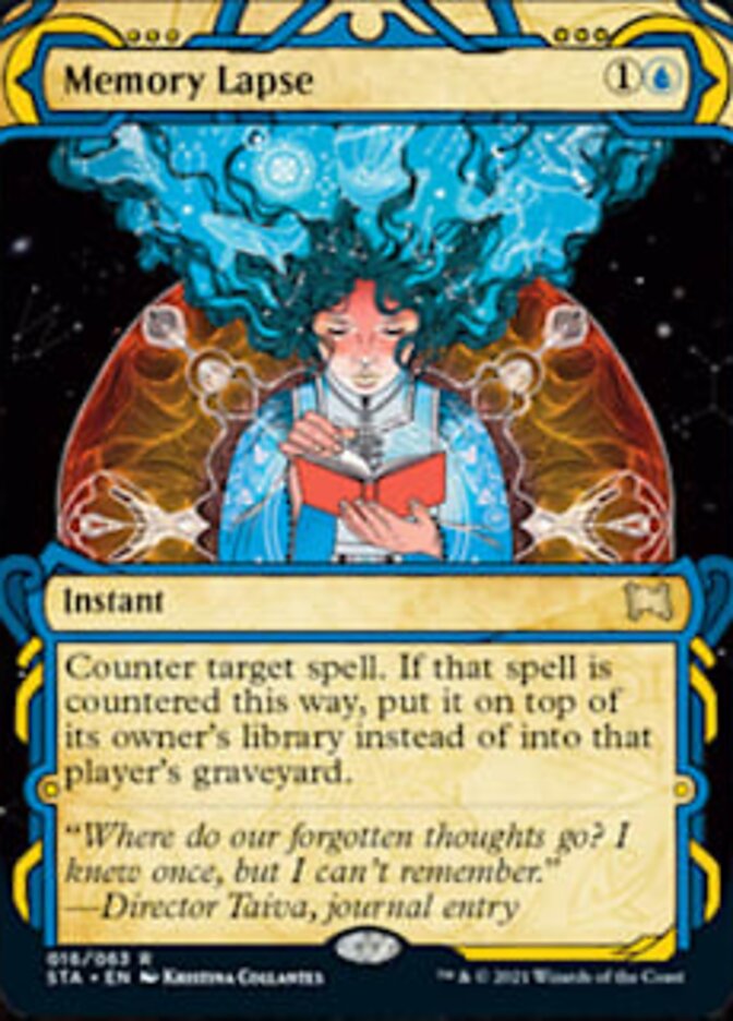 Memory Lapse (Etched Foil) [Strixhaven Mystical Archive] (STA 16)