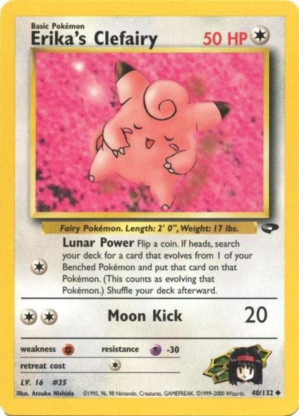 Erika's Clefairy (40/132) [Gym Challenge]