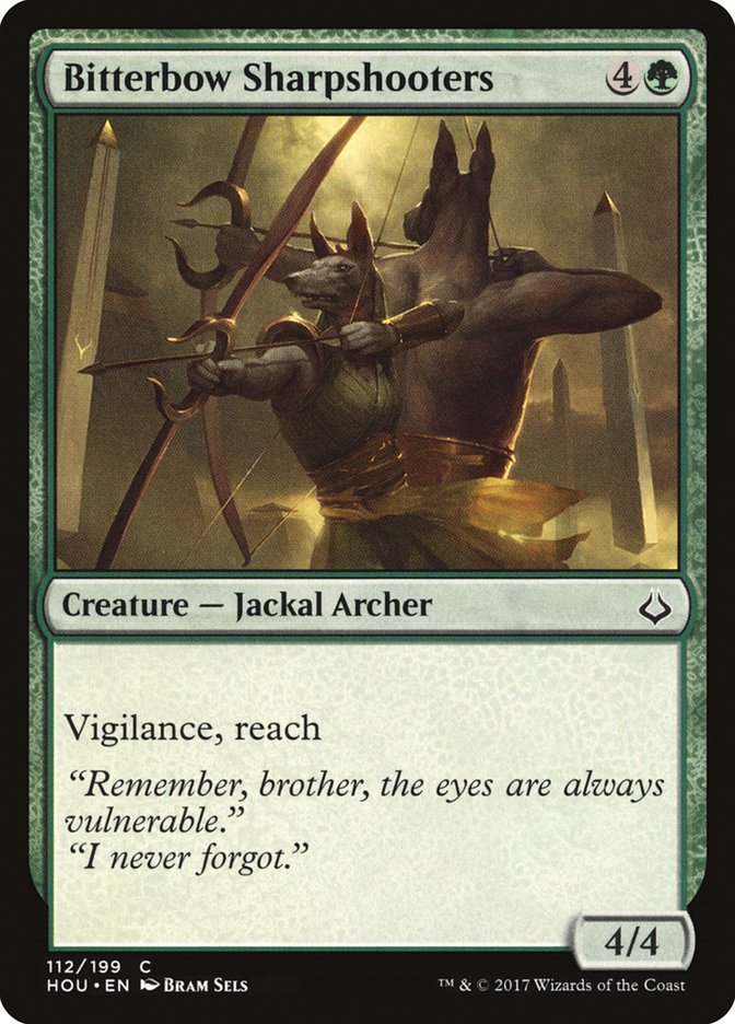 Bitterbow Sharpshooters [Hour of Devastation] (HOU 112)