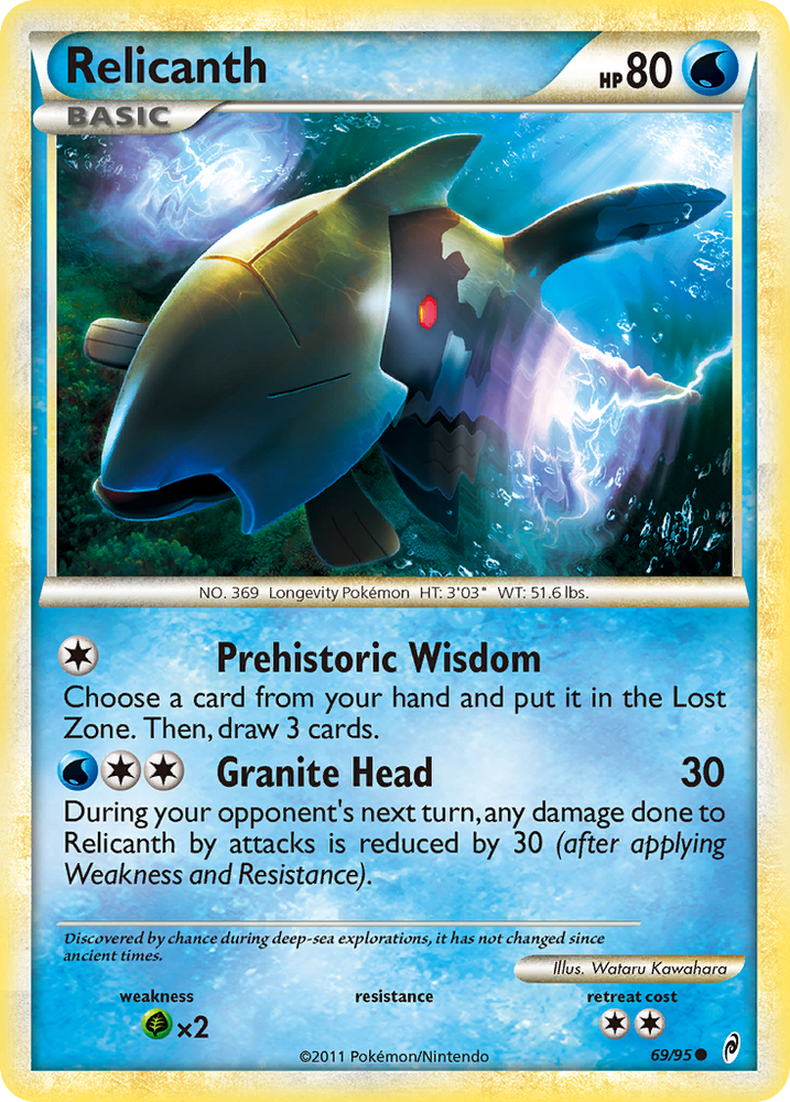 Relicanth (69/95) [Call of Legends]
