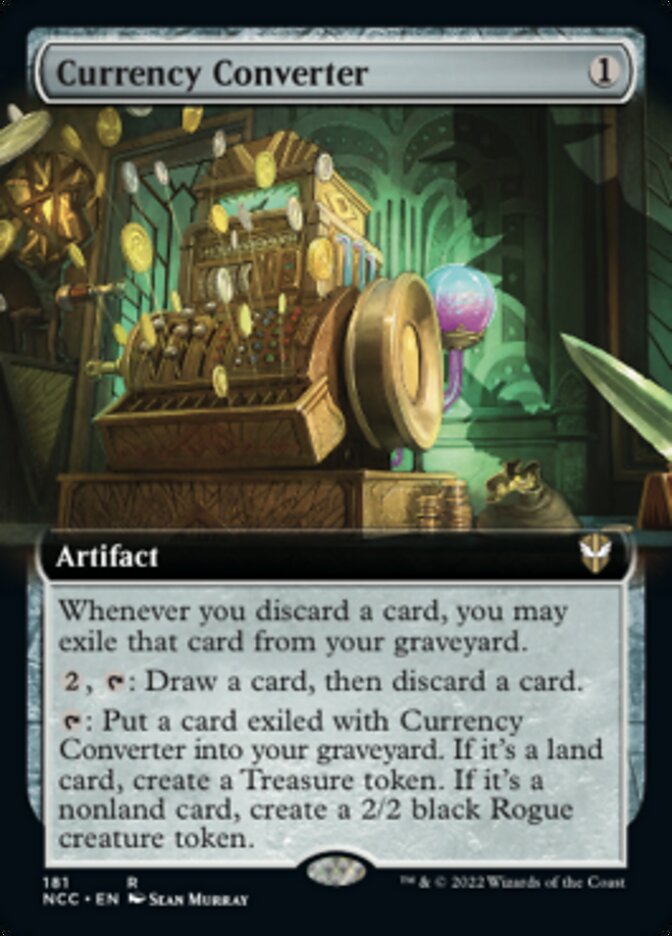 Currency Converter (Extended Art) [Streets of New Capenna Commander] (NCC 181)