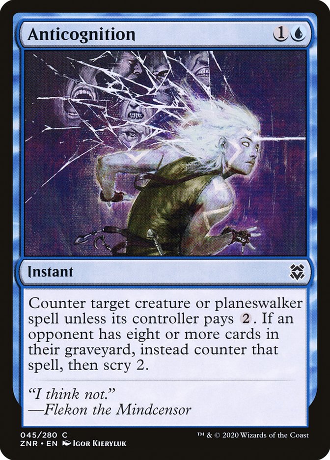 Anticognition [Zendikar Rising] (ZNR 45)