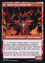 Fable of the Mirror-Breaker // Reflection of Kiki-Jiki [Kamigawa: Neon Dynasty Prerelease Promos] (PNEO 141)