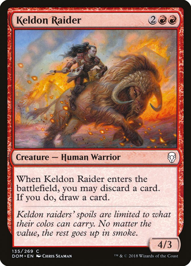 Keldon Raider [Dominaria] (DOM 135)