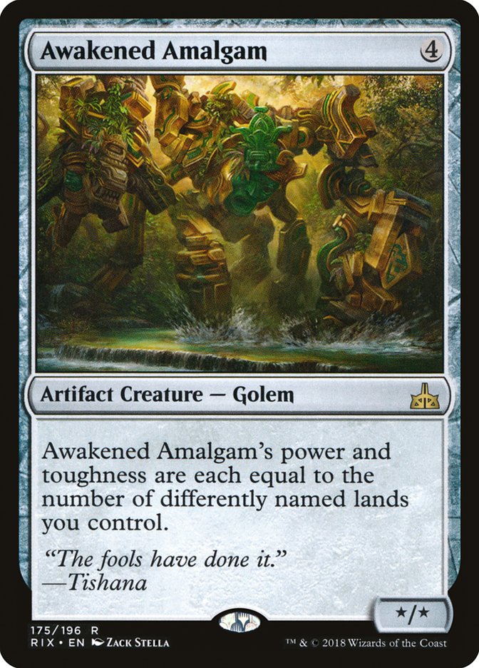 Awakened Amalgam [Rivals of Ixalan] (RIX 175)