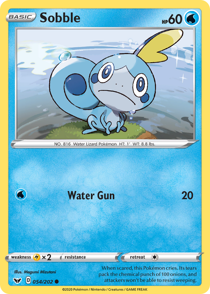Sobble (54/202) [Sword & Shield: Base Set]