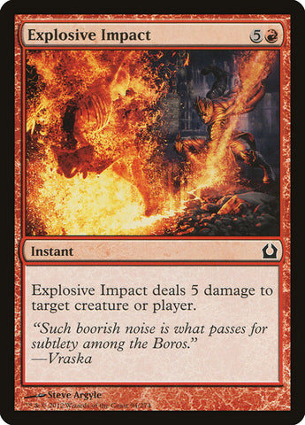 Explosive Impact [Return to Ravnica] (RTR 94)