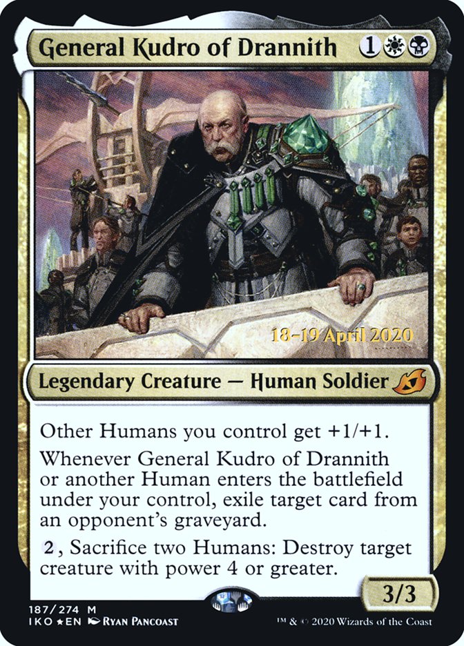 General Kudro of Drannith  [Ikoria: Lair of Behemoths Prerelease Promos] (PIKO 187S)