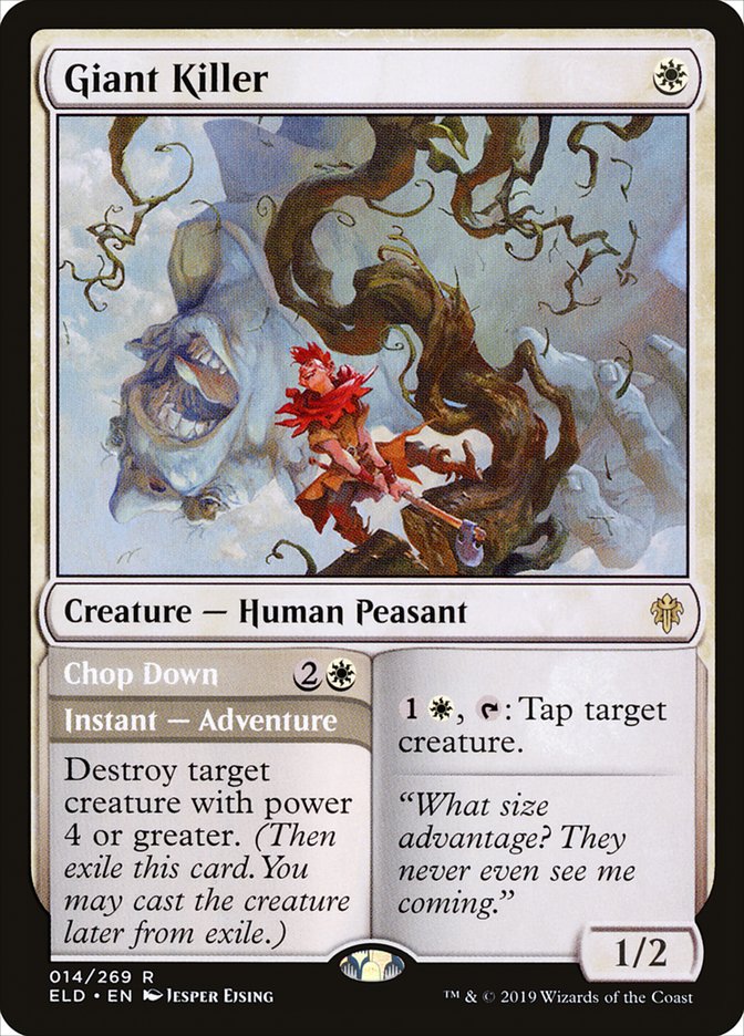 Giant Killer // Chop Down [Throne of Eldraine] (ELD 14)