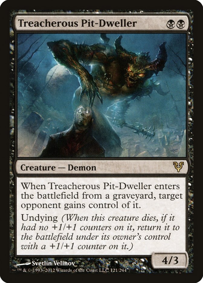 Treacherous Pit-Dweller [Avacyn Restored] (AVR 121)