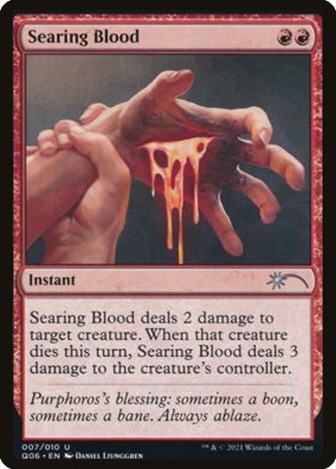 Searing Blood [Pioneer Challenger Decks 2021] (Q06 7)