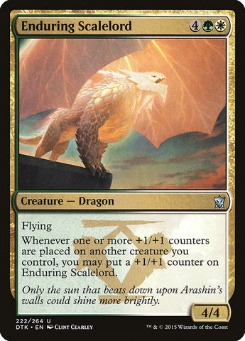Enduring Scalelord [Dragons of Tarkir] (DTK 222)