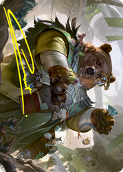 Professor of Zoomancy Art Card (Gold-Stamped Signature) [Strixhaven: School of Mages Art Series] (ASTX 18)