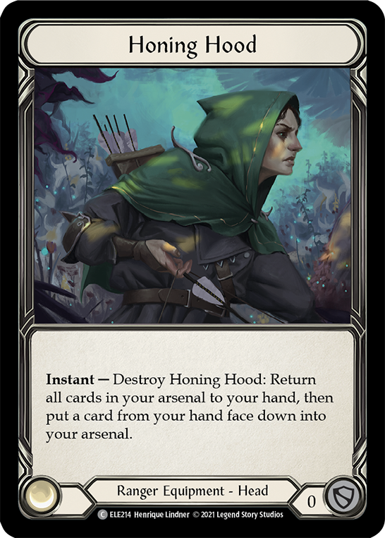 Honing Hood [ELE214] 1st Edition Cold Foil