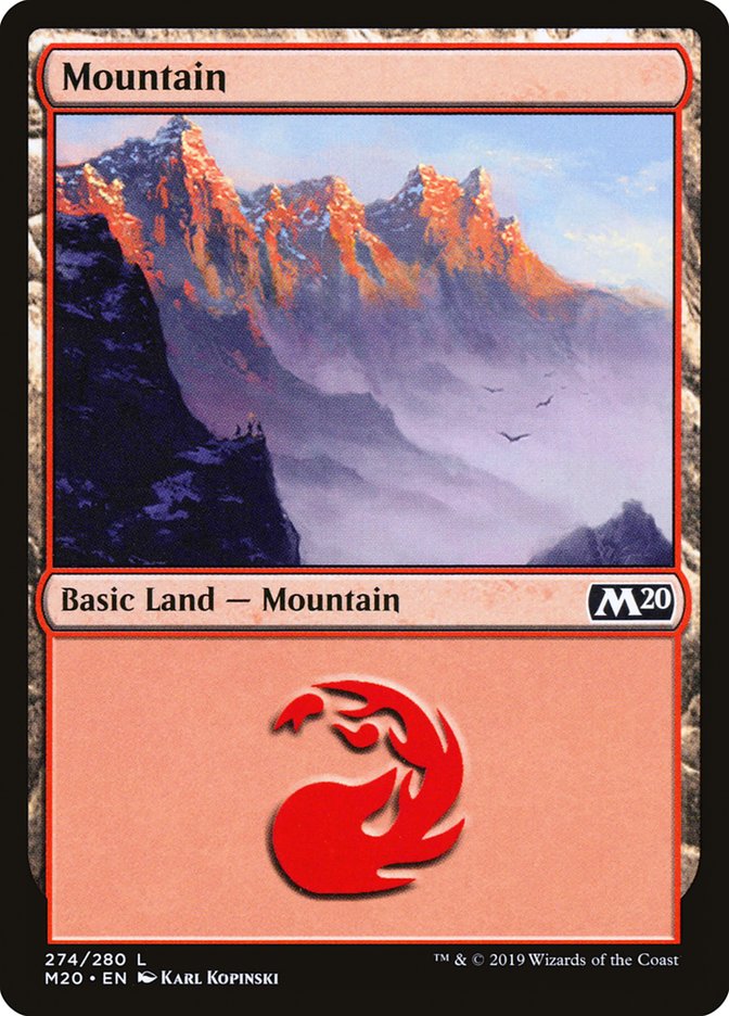 Mountain (#274) [Core Set 2020] (M20 274)