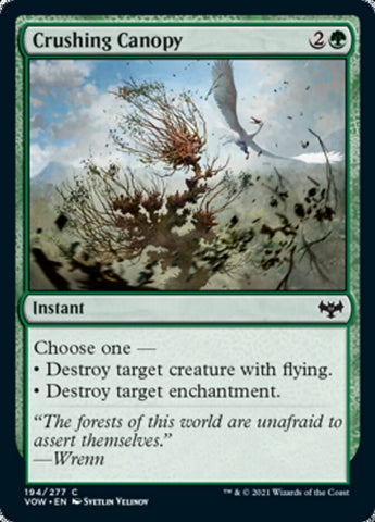 Crushing Canopy [Innistrad: Crimson Vow] (VOW 194)