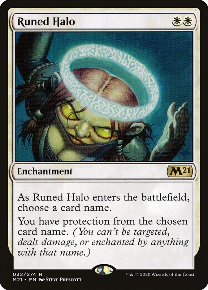 Runed Halo [Core Set 2021] (M21 32)