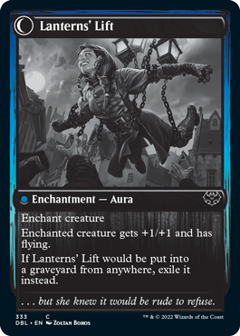 Lantern Bearer // Lanterns' Lift [Innistrad: Double Feature] (DBL 333)