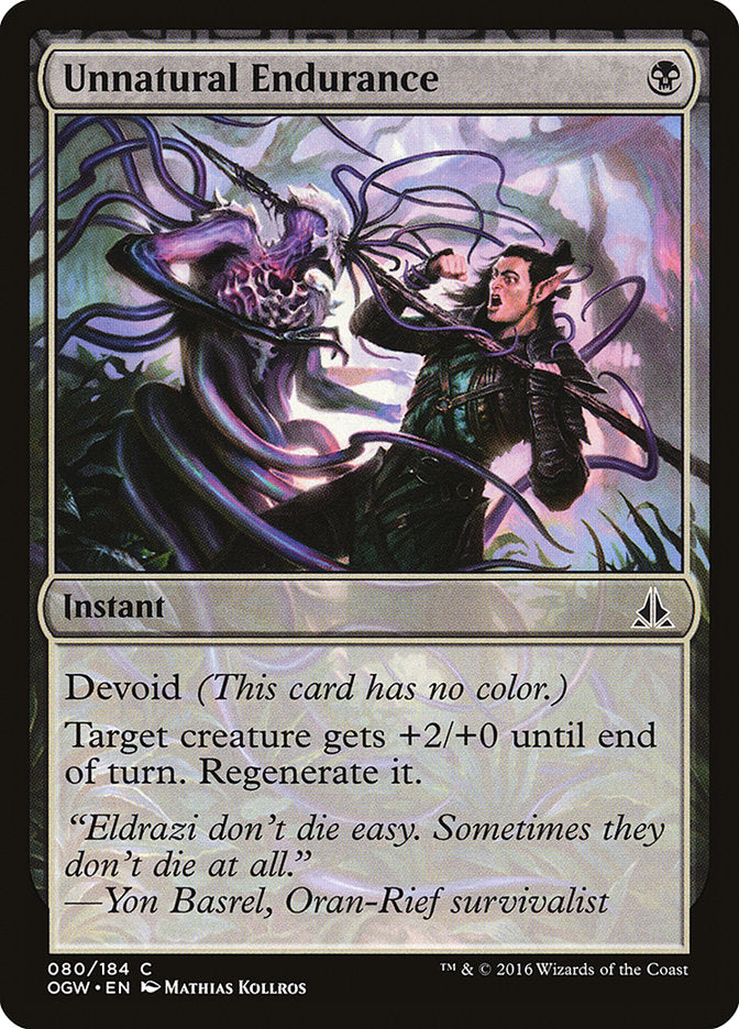 Unnatural Endurance [Oath of the Gatewatch] (OGW 80)