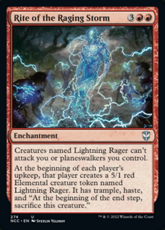 Rite of the Raging Storm [Streets of New Capenna Commander] (NCC 274)
