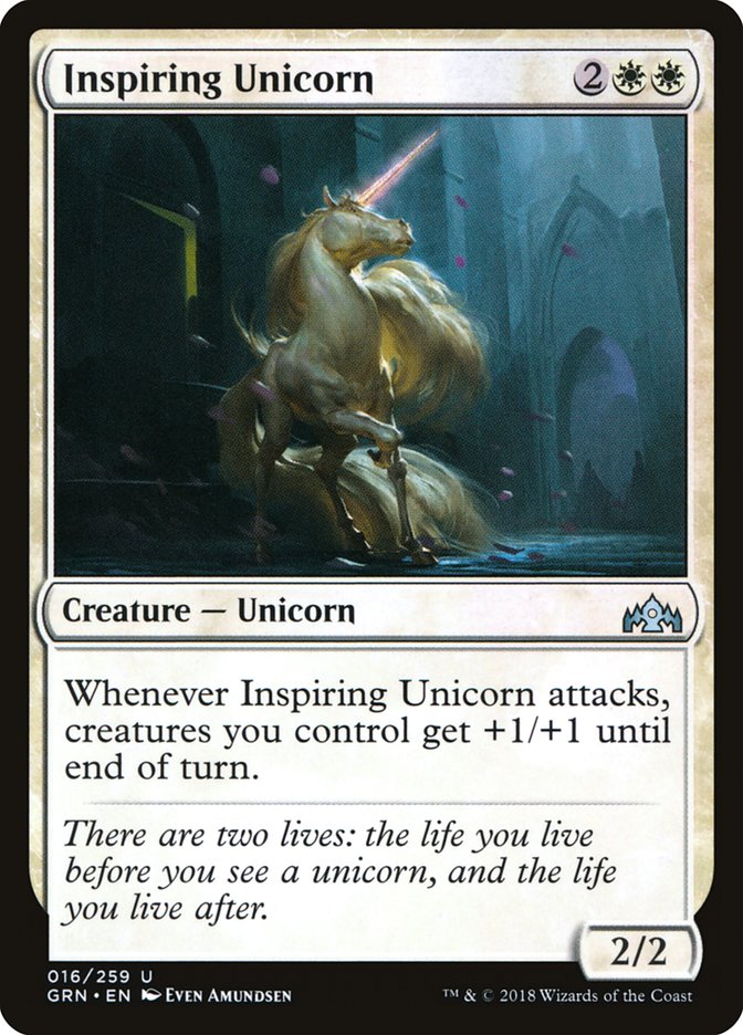 Inspiring Unicorn [Guilds of Ravnica] (GRN 16)