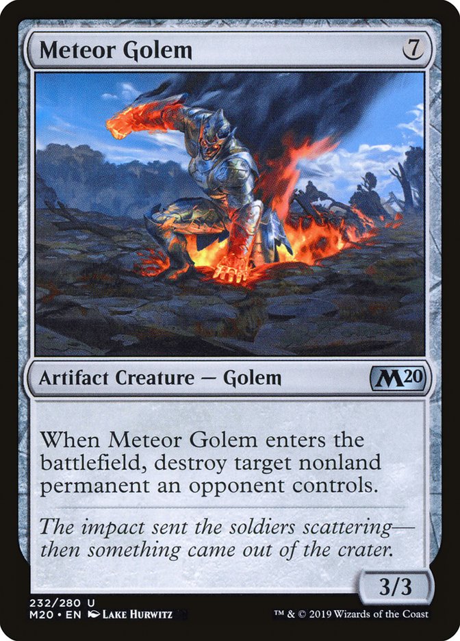 Meteor Golem [Core Set 2020] (M20 232)