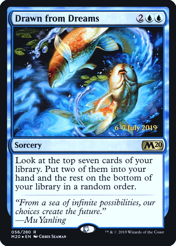 Drawn from Dreams  [Core Set 2020 Prerelease Promos] (PM20 56S)