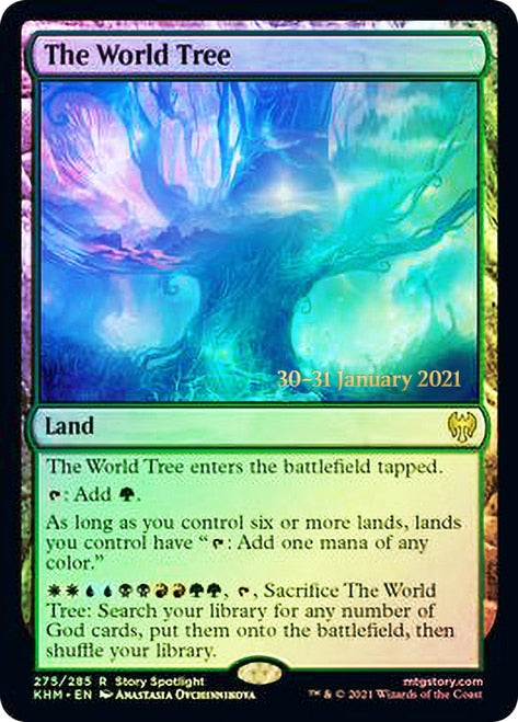 The World Tree  [Kaldheim Prerelease Promos] (PKHM 275)