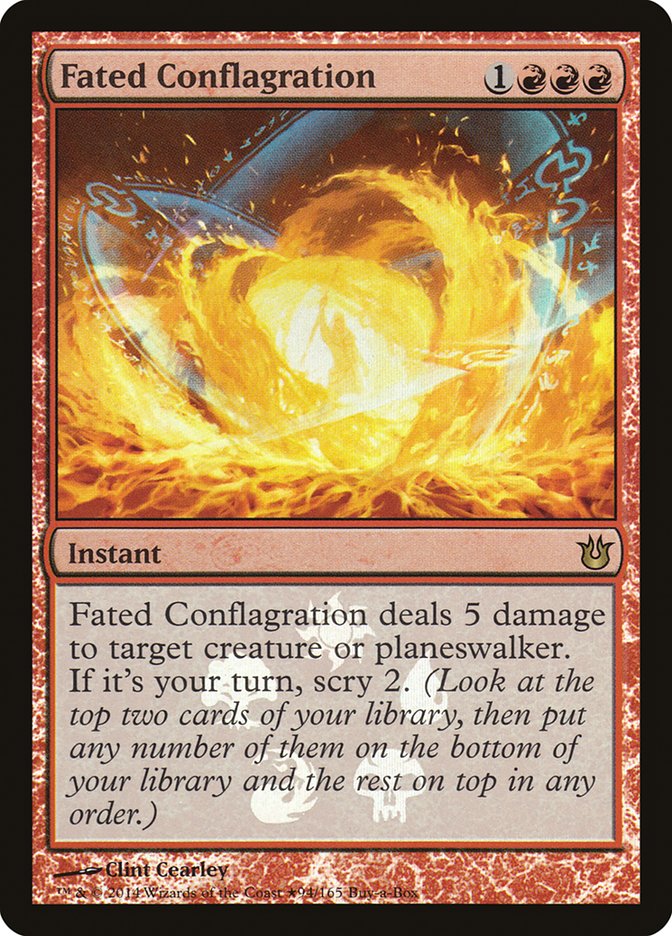 Fated Conflagration (Buy-a-Box) [Born of the Gods Promos] (PBNG *94)
