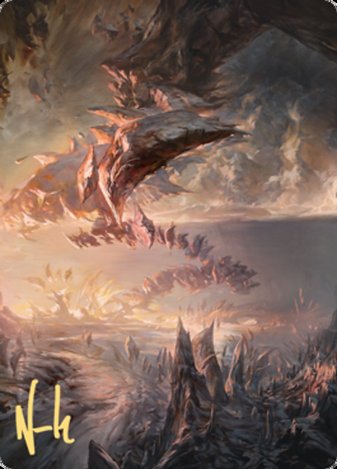 Needleverge Pathway Art Card (Gold-Stamped Signature) [Art Series: Zendikar Rising]