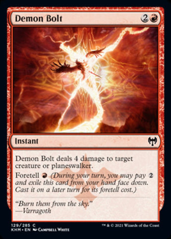 Demon Bolt [Kaldheim] (KHM 129)