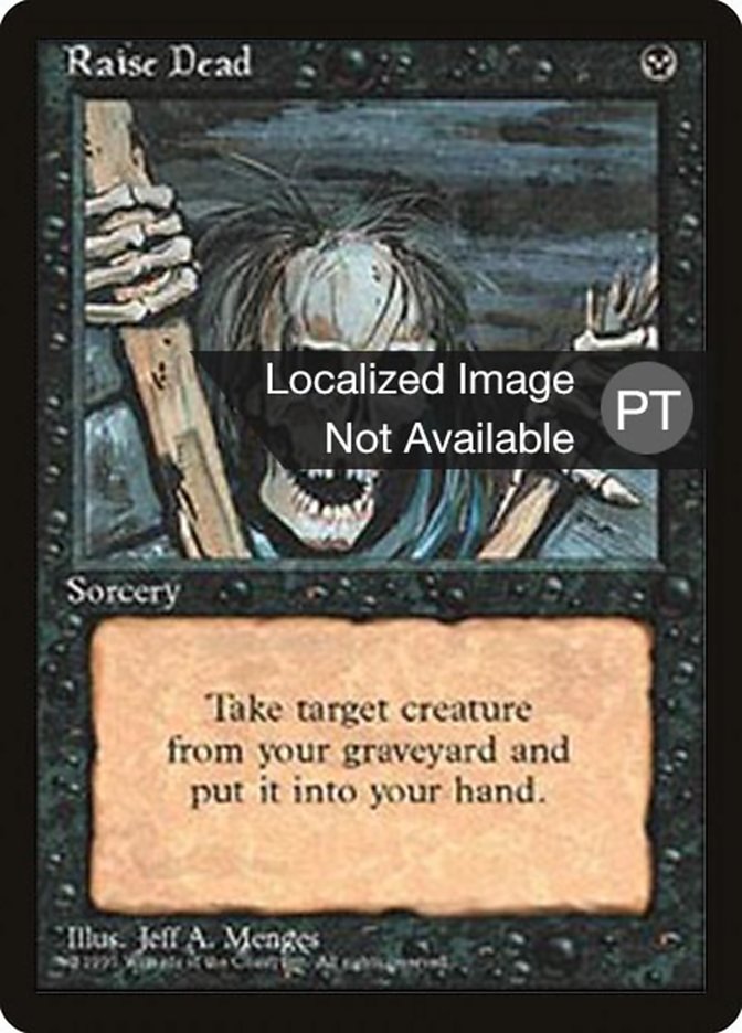 Raise Dead [Fourth Edition Foreign Black Border] (4BB 156)